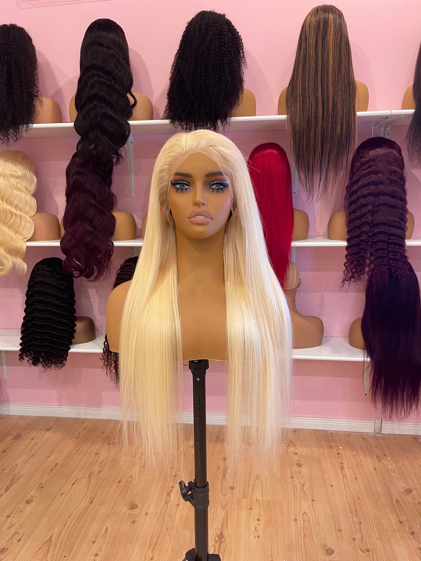613 straight HD lace full frontal 13x4 wig