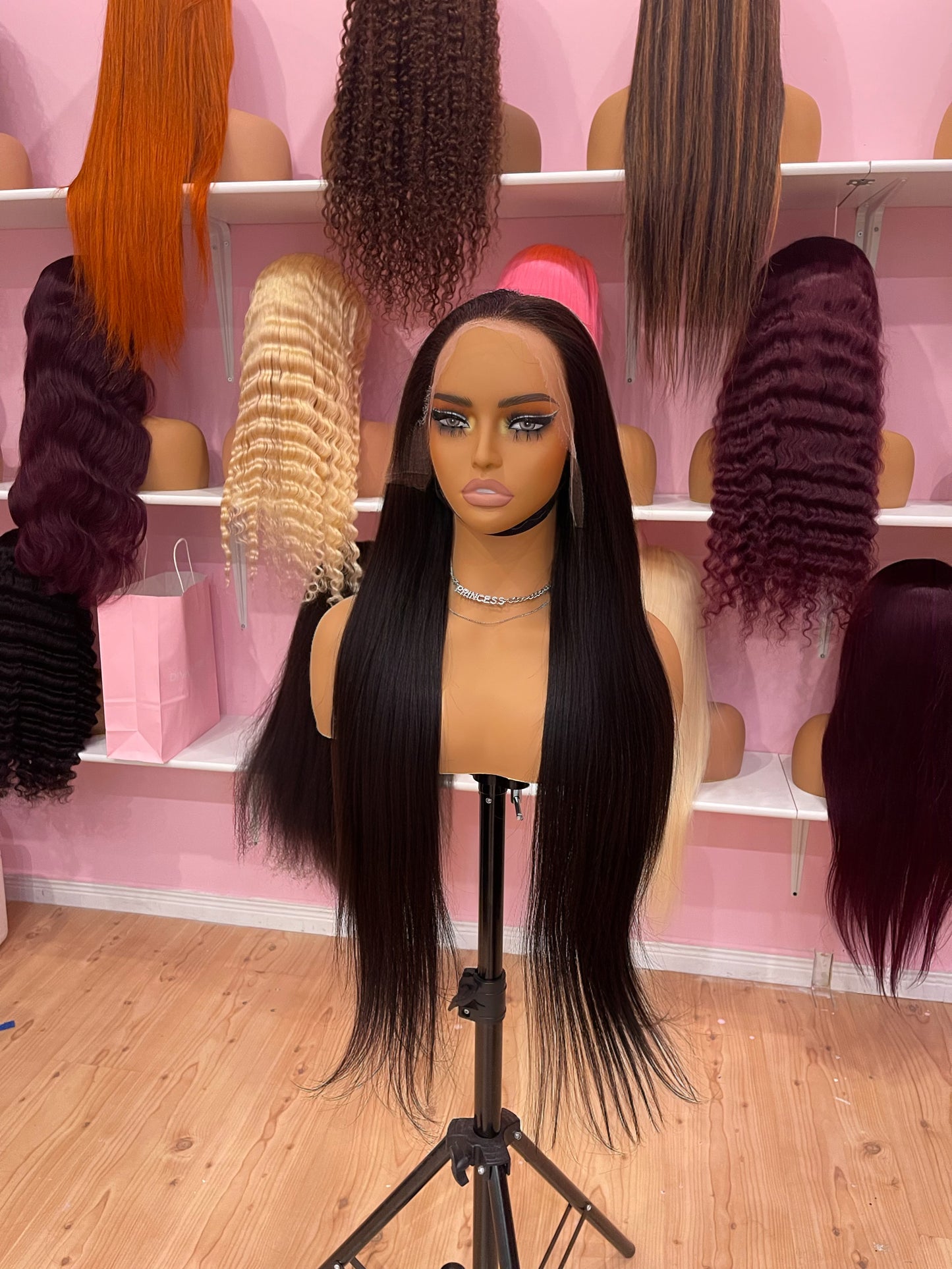 Straight HD 13x4 full frontal wig