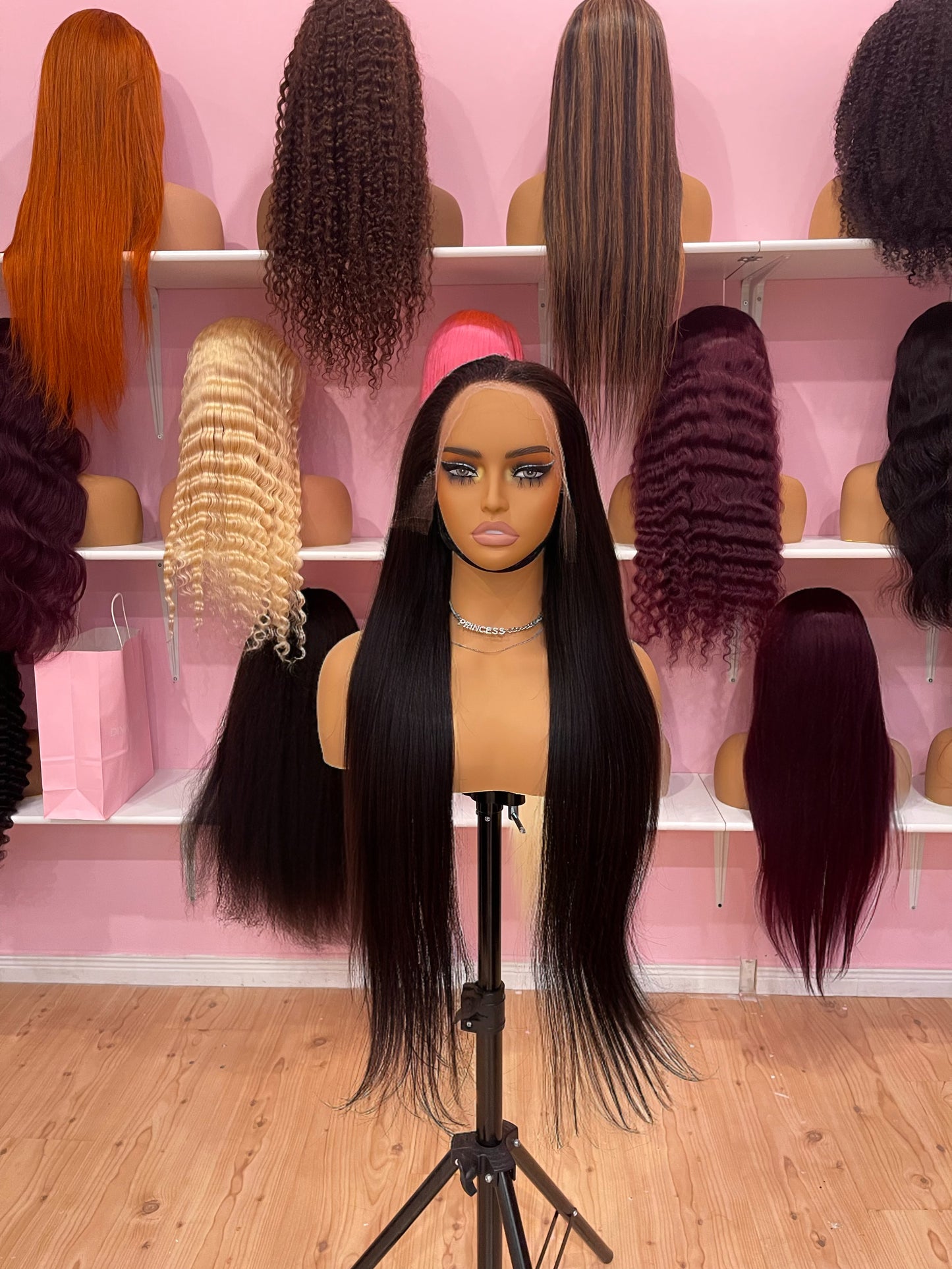 Straight HD 13x6 full frontal lace wig